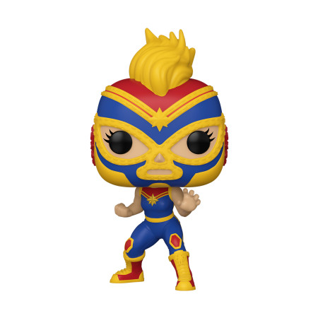 Фигурка Funko POP! Bobble Marvel Luchadores Captain Marvel