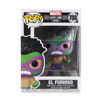 Фигурка Funko POP! Bobble Marvel Luchadores Hulk 