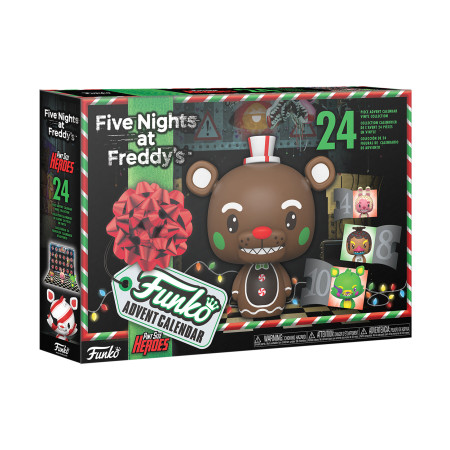 Подарочный набор фигурок Funko Advent Calendar FNAF Black Light