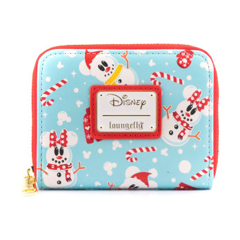 Кошелек Loungefly Disney Seasonal Snowman Minnie Mickey