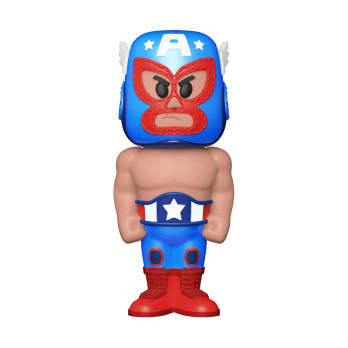 Фигурка Funko Vinyl Soda Luchadores Captain America with Chase