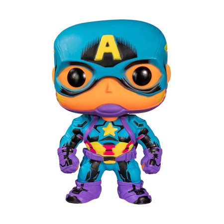 Фигурка Funko POP! Bobble Marvel Captain America Black Light