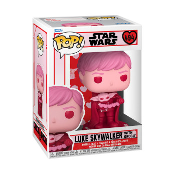 Фигурка Funko POP! Bobble Star Wars Valentines Luke Skywalker with Grogu