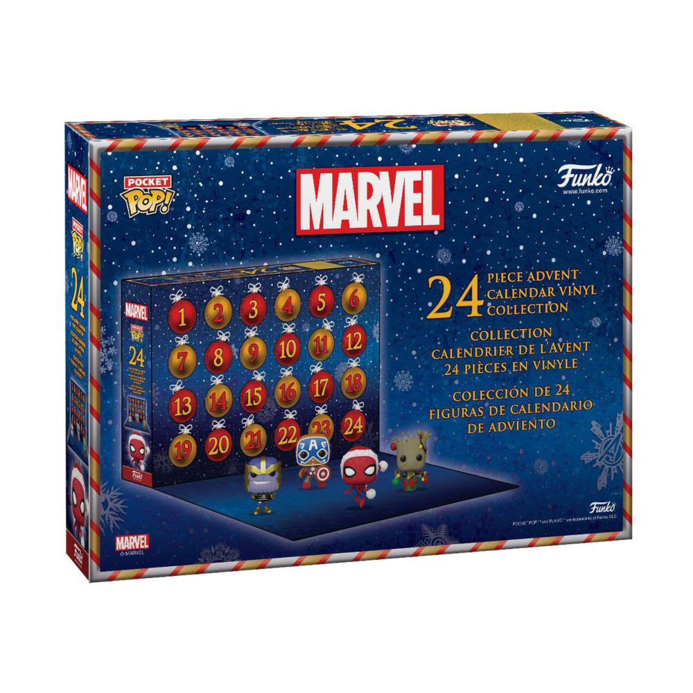 Набор подарочный Funko Advent Calendar Marvel Holiday 2022 24 фигурки  Fun62093 от Funko за 9 999 руб. Купить на сайте официального дистрибьютора  Funko