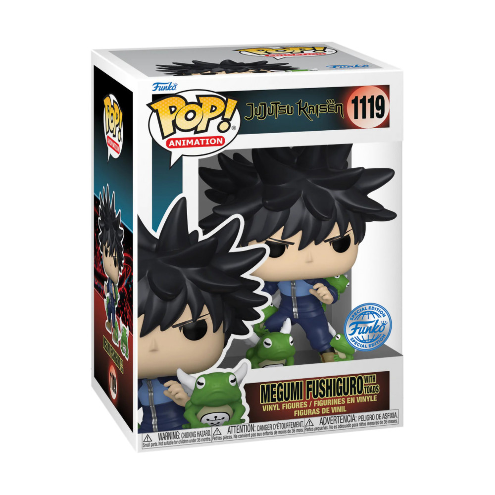 Фигурка Funko POP! Animation Jujutsu Kaisen Megumi Fushiguro w/Toads  Fun64495 от Funko за 2 399 руб. Купить на сайте официального дистрибьютора  Funko