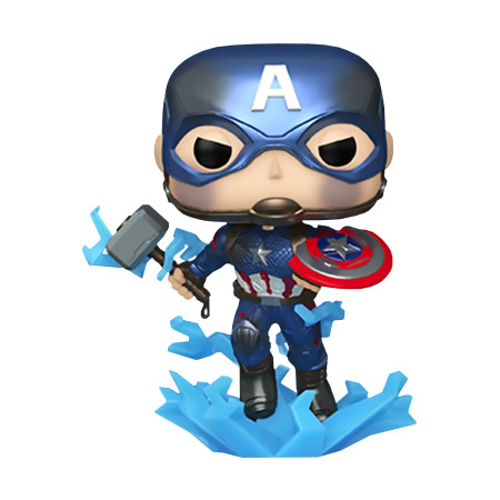 Фигурка Funko POP! Bobble Marvel Avengers Endgame Captain America with Hammer
