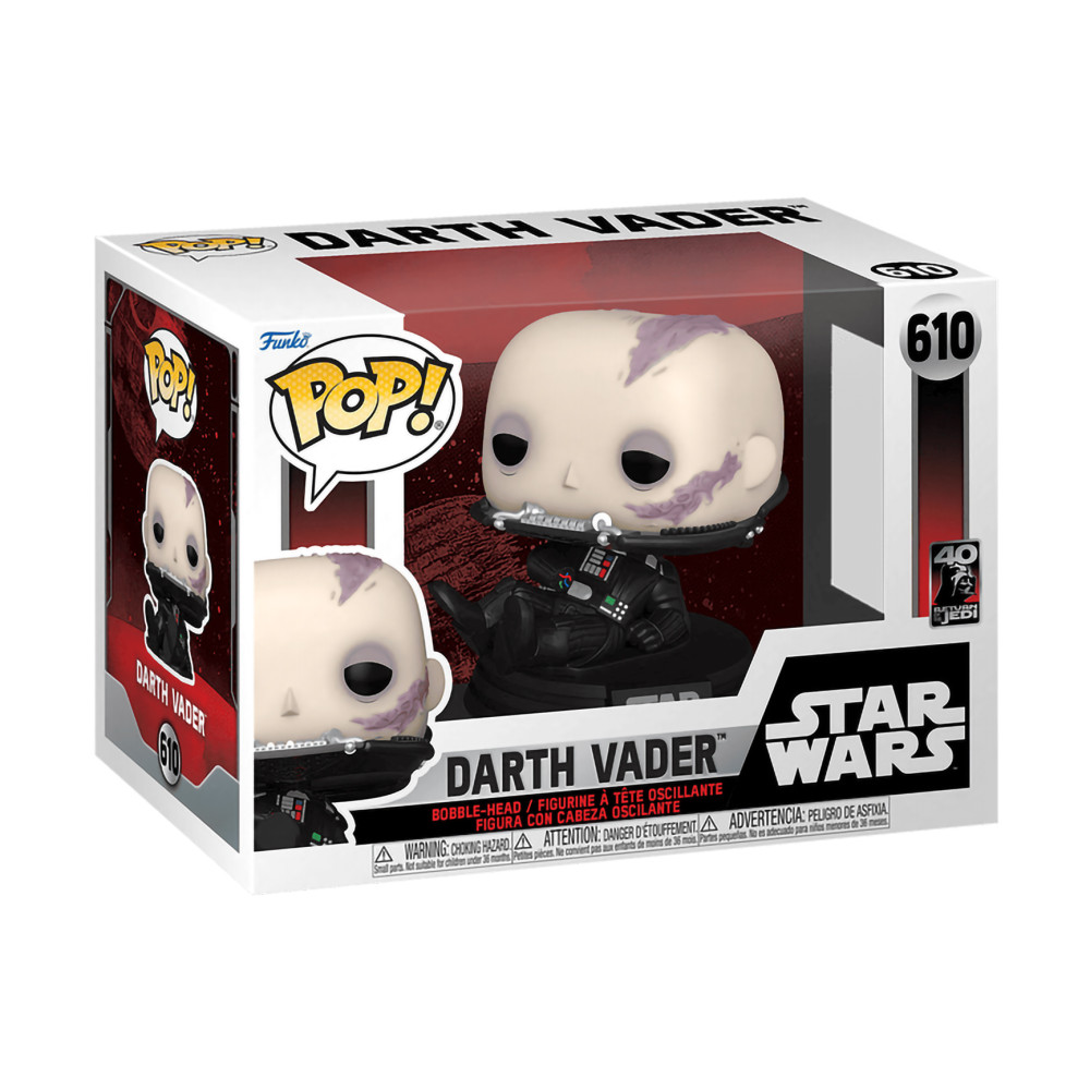 Unmasked vader on sale funko pop