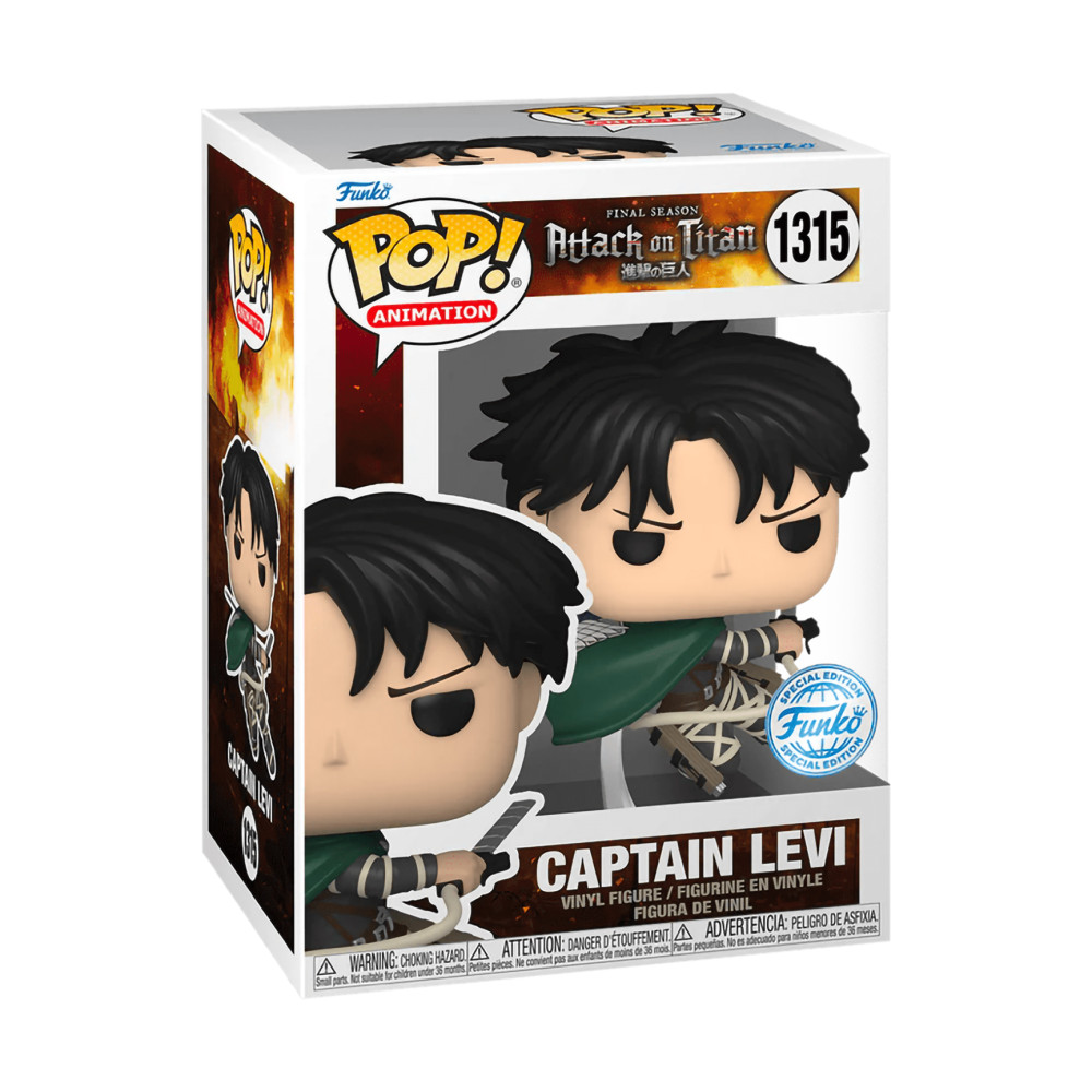 Фигурка Funko POP! Animation Attack on Titan S5 Captain Levi Fun68754 от  Funko за 2 299 руб. Купить на сайте официального дистрибьютора Funko