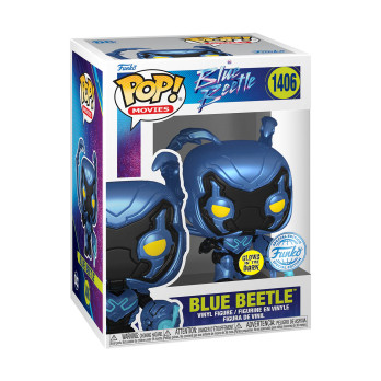 Фигурка Funko POP! Movies Blue Beetle Blue Beetle with Weapon