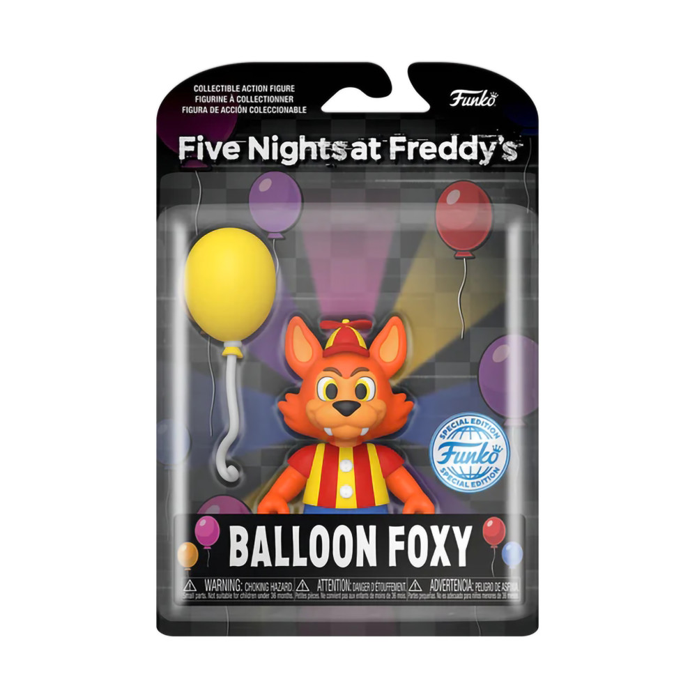 Фигурка Funko Action Figure FNAF Balloon Circus Balloon Foxy Fun67619 от  Funko за 2 899 руб. Купить на сайте официального дистрибьютора Funko