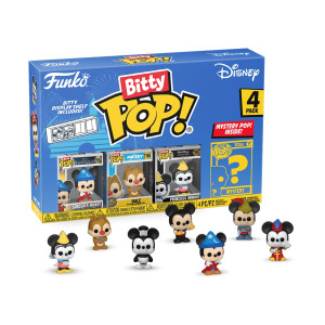 Фигурка Funko Bitty POP! Disney S3 Sorcerer Mickey+Dale+Princess Minnie+Mystery