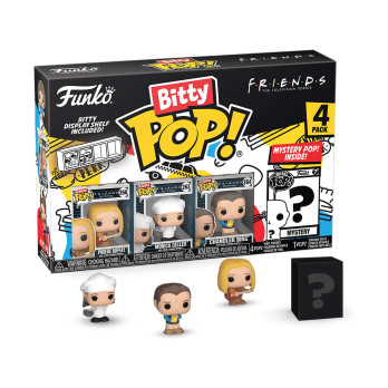 Фигурка Funko Bitty POP! Friends S4 Phoebe Buffay+Monica Geller+Chandler+Mystery