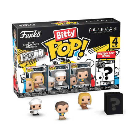 Фигурка Funko Bitty POP! Friends S4 Phoebe Buffay+Monica Geller+Chandler+Mystery