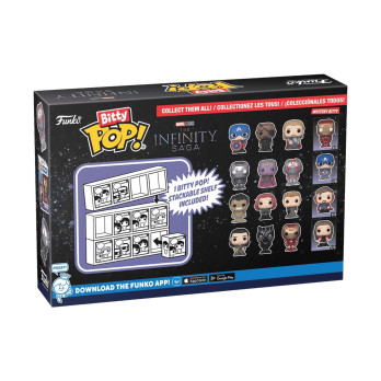 Фигурка Funko Bitty POP! Marvel Infinity Saga S1 Cap America+Nick Fury+Thor+Mystery