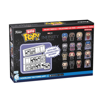 Фигурка Funko Bitty POP! Marvel Infinity Saga S2 Hulk+Black Widow+Hawkeye+Mystery