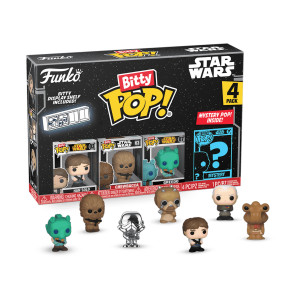 Фигурка Funko Bitty POP! Star Wars S3 Han Solo+Chewbacca+Greedo+Mystery