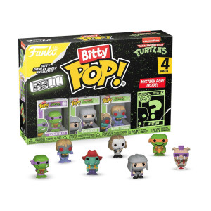 Фигурка Funko Bitty POP! TMNT S2 Donatello+Shredder+Baxter Stockman+Mystery