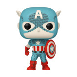 Фигурка Funko POP! Bobble Marvel D100 Retro Captain America