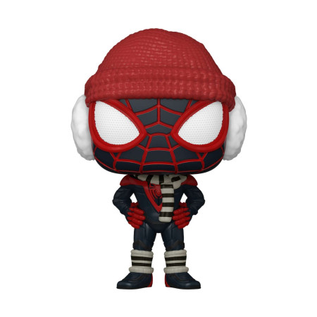 Фигурка Funko POP! Bobble Marvel Games Miles Morales Miles Morales Winter Suit