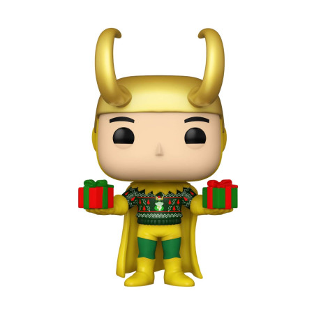 Фигурка Funko POP! Bobble Marvel Holiday Loki with Sweater MT