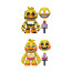 Фигурка Funko Vinyl SNAPS! FNAF Toy Chica and Nightmare Chica