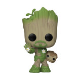 Фигурка Funko POP! Bobble Marvel We Are Groot Groot as Iron Man