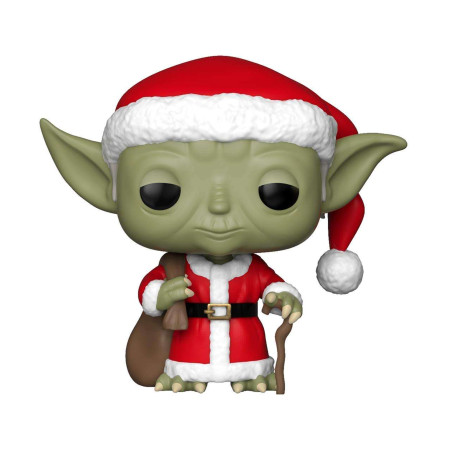 Фигурка Funko POP! Bobble Star Wars Holiday Santa Yoda