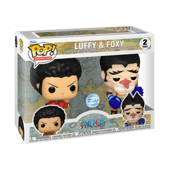 Фигурка Funko POP! Animation One Piece Luffy & Foxy with Chase 2PK