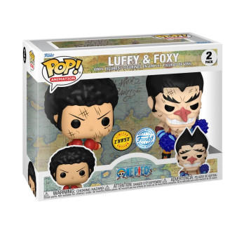 Фигурка Funko POP! Animation One Piece Luffy & Foxy with Chase 2PK