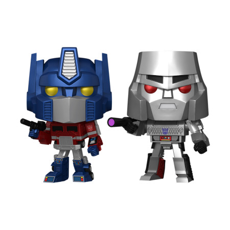 Фигурка Funko POP! Retro Toys Transformers 40 Years Optimus Prime & Megatron MT 2PK