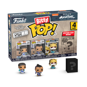 Фигурка Funko Bitty POP! Avatar The Last Airbender Katara+Sokka+Suki+Mystery 4PK