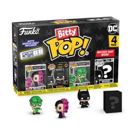 Фигурка Funko Bitty POP! Batman 85th Two-Face+Batman+Riddler+Mystery 4PK