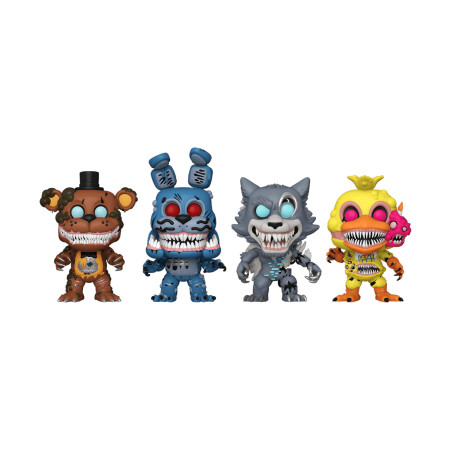 Фигурка Funko POP! Games FNAF Twisted Ones Freddy/Bonnie/Wolf/Chica GW