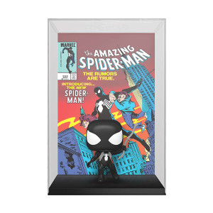 Фигурка Funko POP! Comic Covers Marvel Amazing Spider-Man #252 Spider-Man Black Suit